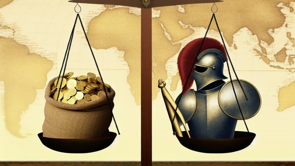 How to balance economy and military strength.