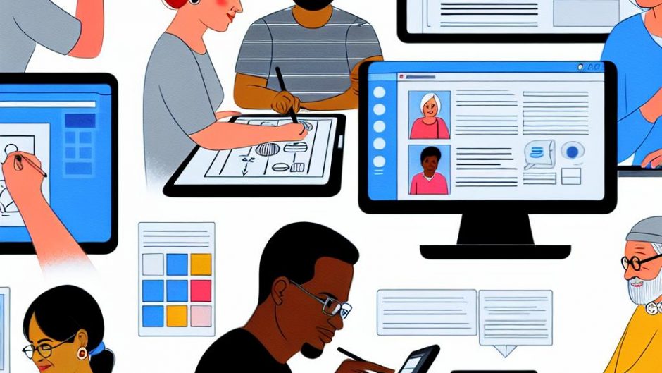 How to design accessible websites for all users.