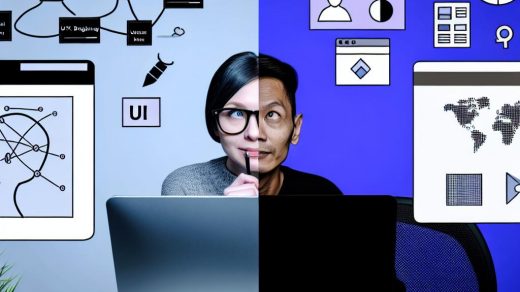 The differences between UX (user experience) and UI (user interface) design.