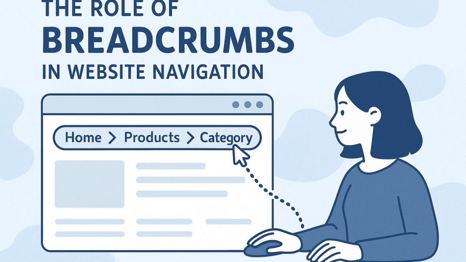 The role of breadcrumbs in website navigation.