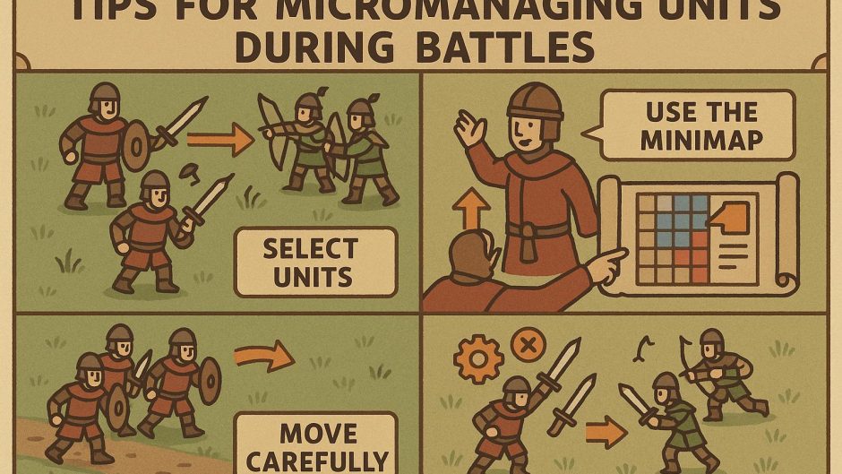 Tips for micromanaging units during battles.