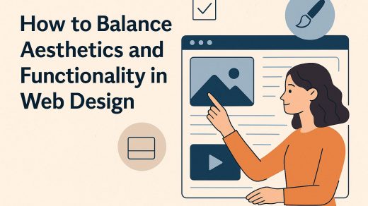 How to balance aesthetics and functionality in web design.