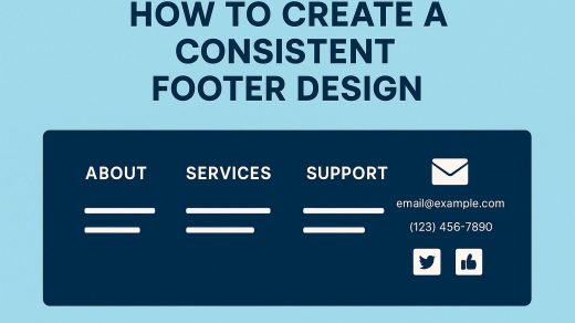 How to create a consistent footer design.