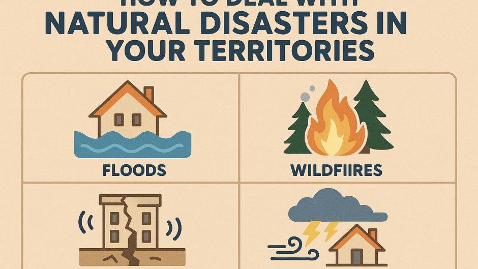 How to deal with natural disasters in your territories.