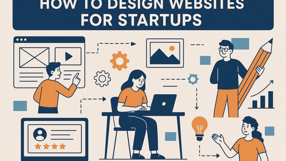 How to design websites for startups.